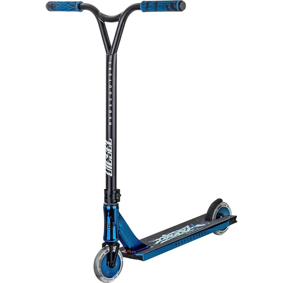 NKD Diesel Stunt Scooter negru și albastru 87 cm