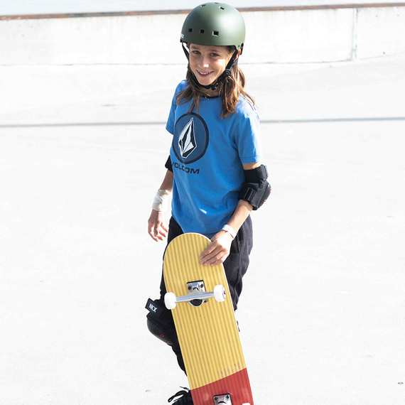 NKX Brain Saver Skateboard Helmet Olive L