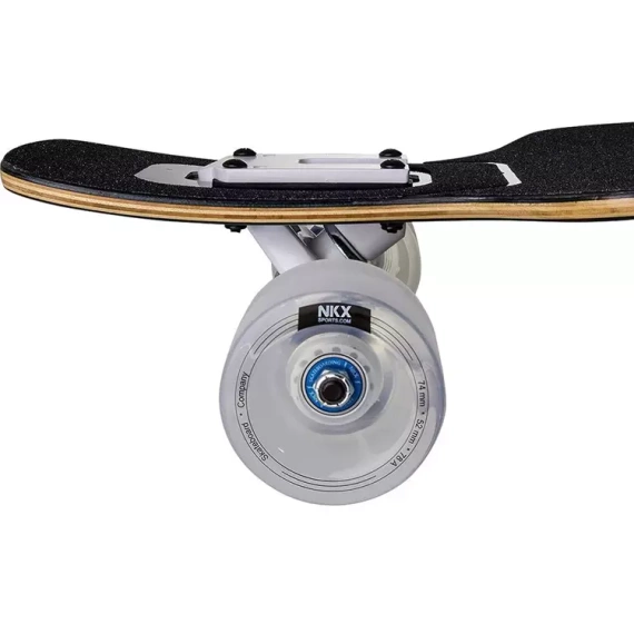 NKX Signature Fiberglass Longboard negru 101 cm