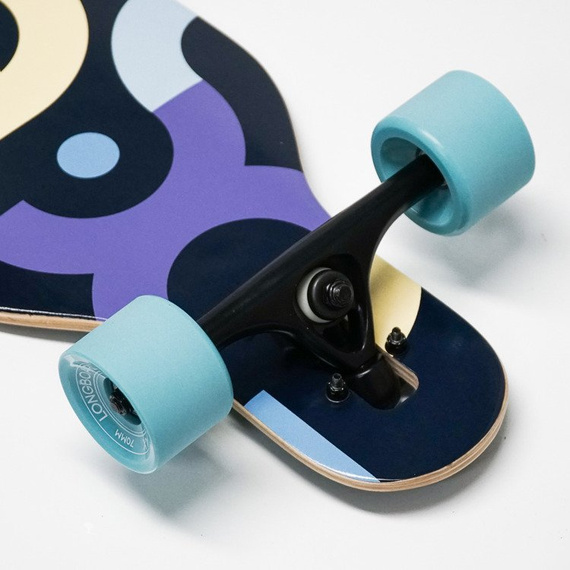 Longboard CHILLAX TYPO PURPLE 106.5 cm + T-tool 