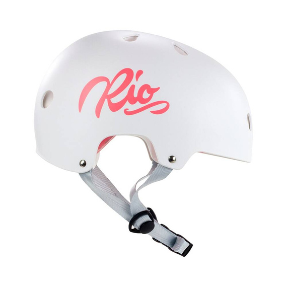 Rio Roller Script Cască Matt White S/M
