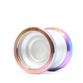Yoyo pentru YoYoFactory Advanced Shutter Mini Silver și Rainbow