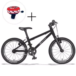 Bicicletă pentru copii KUbikes super ușoară 16L Negru