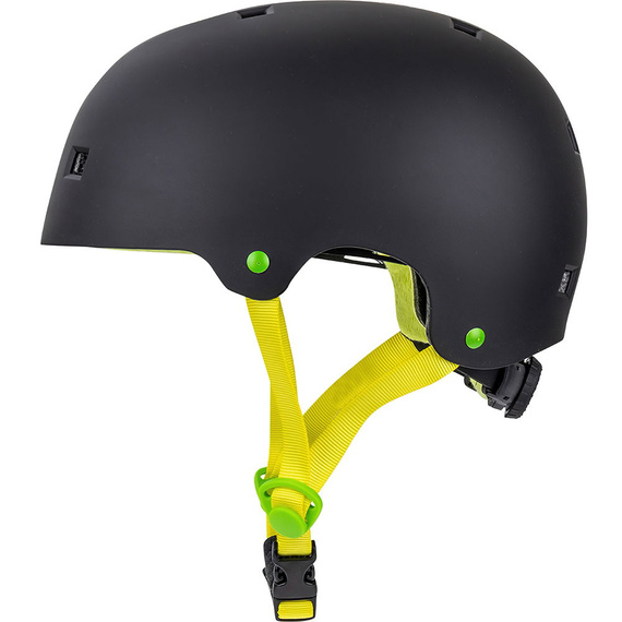 NKX Brain Saver Cască de skateboard Rasta Yellow