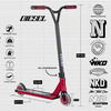 NKD Diesel Stunt Scooter roșu/negru 87 cm