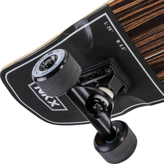 Cruiser NKX Classic Ebony White Cruiser 29" Skateboard