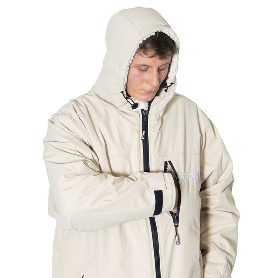 Poncho Poncho Jacket Story Change Robe Cream