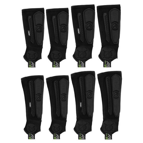 REKD Energy Covert Shin și gleznă Guards scurt negru