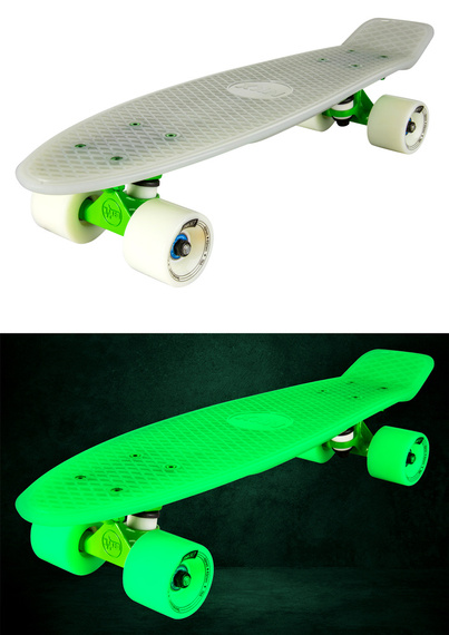 Fiszka NKX Deluxe Fluorescent alb și verde 22"