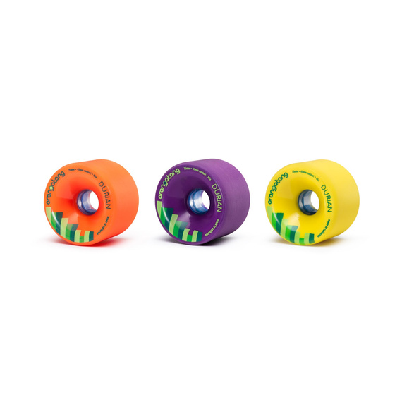 Orangatang Durian Longboard roți galben 75mm 86A