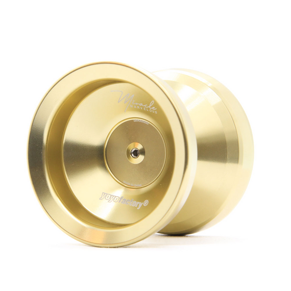 Yoyo pentru avansați YoYoFactory Miracle Monometal Shiny Gold