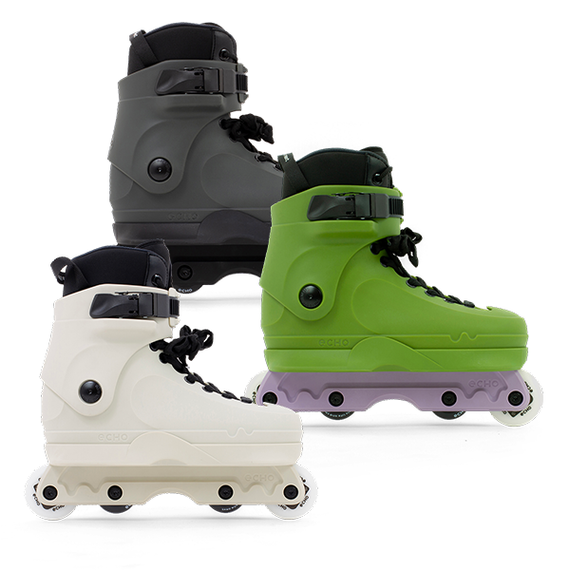 Patine cu rotile agresive Echo Verve Verde