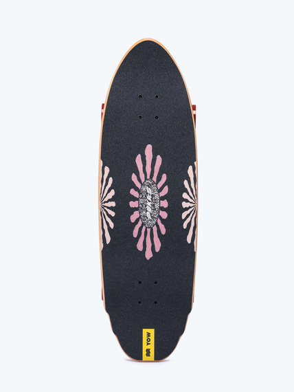Placă de surfskate YOW x Pukas Flame 33"