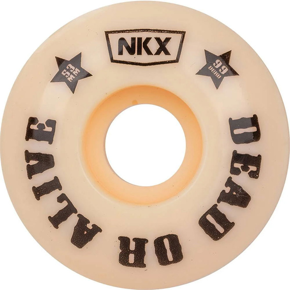 NKX Candy Series Dead or Alive Cream 53mm 99A roți de skateboard