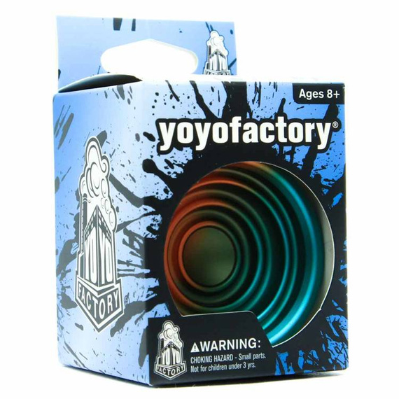Yoyo din aluminiu YoYoFactory Bullseye Albastru