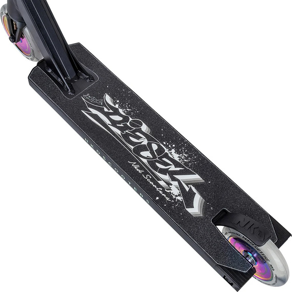 NKD Diesel Stunt Scooter negru și curcubeu 87 cm