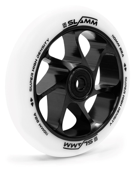 Slamm Team Scooter Roată albă și neagră 110 mm (1 buc).)