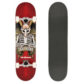 Birdhouse Complet Etapa 1 Hawk Icon skateboard Roșu 8"