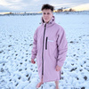 Poncho Poncho Jacket Story Change Robe Rose Tinted Pink