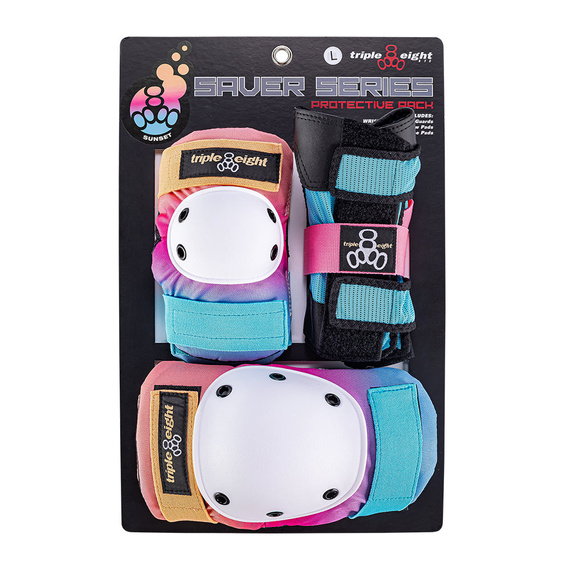 Triple Eight Protectors Saver Series 3 Pack Sunset protector set