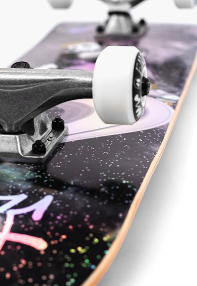 Skateboard Enuff Skully Hologramă Mini Complet Negru 7.25"