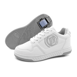 Pantofi Breezy Rollers Classic alb/argintiu