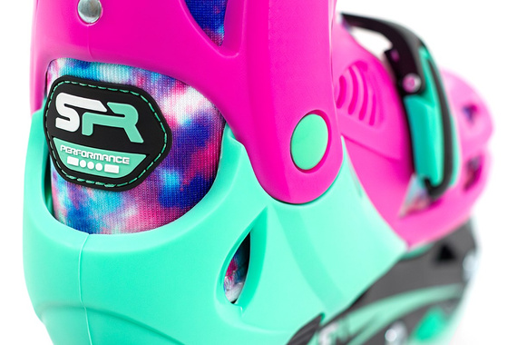 SFR Cyclone II Adjustable Inline Skates Tie-Dye patine cu rotile pentru copii