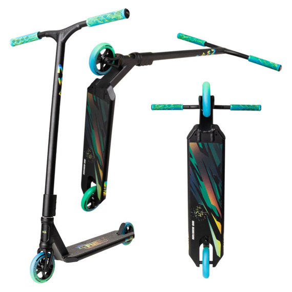 Scuter de performanță NKD Fuel verde / albastru wys. 92 cm