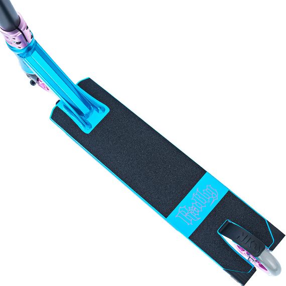 Scuter de performanță NKD Rally V4 Black Teal wys. 79 cm