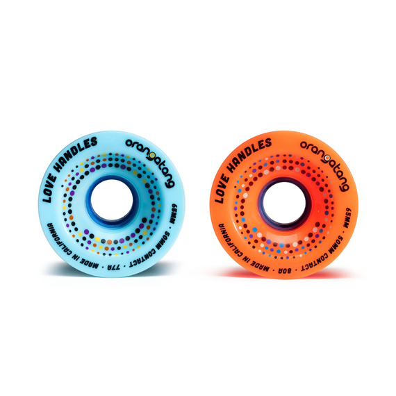 Orangatang Love Mânere Longboard Roți albastru 65mm 77A