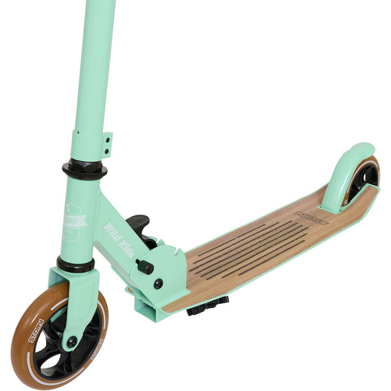 Scuter de transport urban pentru copii și adolescenți Story Wild Kids Green wys. 73-85 cm