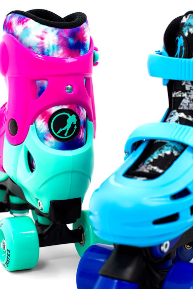 Patine Quad pentru copii reglabile SFR Hurricane IV Tie-Dye