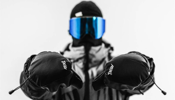 REKD Icon Over Cuff Snow Mitts Negru