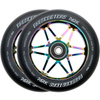 NKD Park Stunt Scooter Roți Negru & Rainbow 110 mm