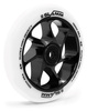 Slamm Team Scooter Roată albă și neagră 110 mm (1 buc).)