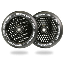 Root Industries Honeycore Black Pro Scooter Wheels 2-Pack Black 120 mm (2 buc).)