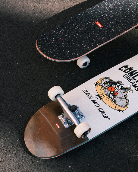 GLOBE Kids Softie Mid skateboard - Arțar închis/Concrete Dreams 8.25"