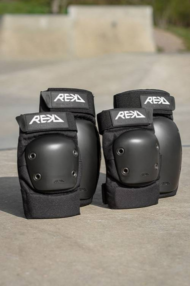 REKD Ramp Set de protecții pentru tampoane duble Negru L