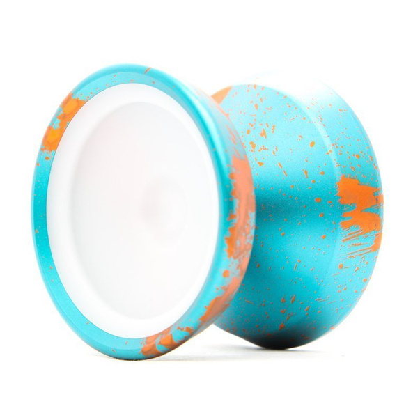Metal Yoyo CzechPoint Pivot - Aqua Orange Alb