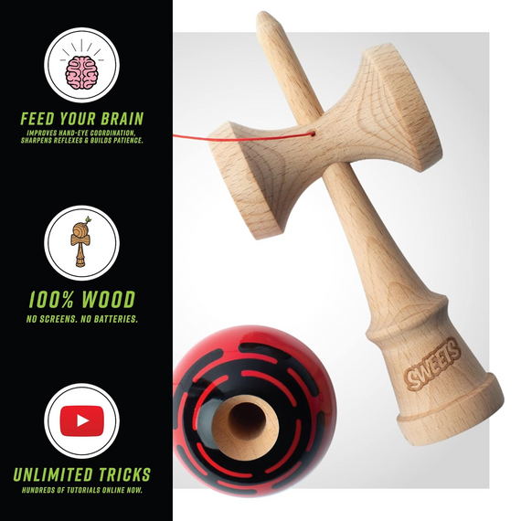 Kendama Sweets Kendamas Prime Radar Roșu