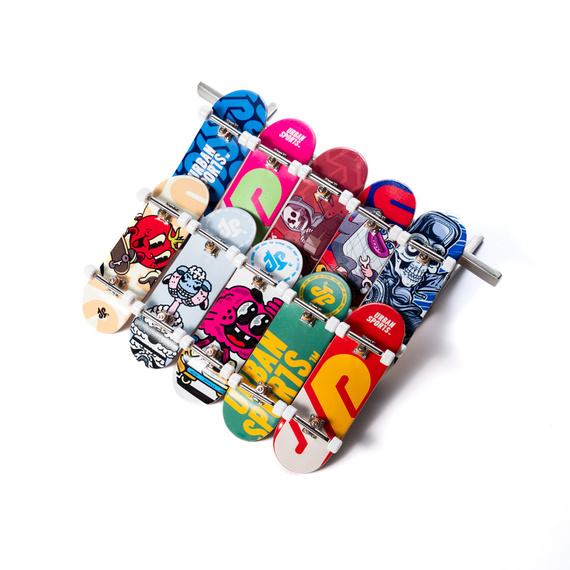 Fingerboard Skateboard Complet Set-Up Urban Sports Logo Verde 32 mm