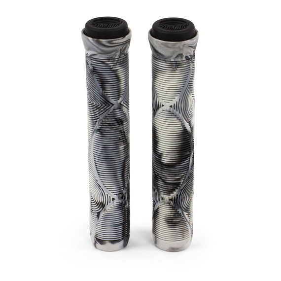 Mânere de performanță pentru scutere Slamm Team Swirl Bar Grips Urban Grey 165 mm