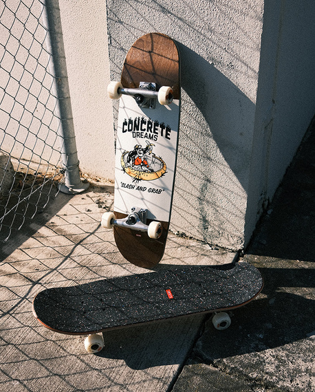 GLOBE Kids Softie Mid skateboard - Arțar închis/Concrete Dreams 8.25"