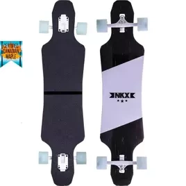 NKX Fearless Black Canadian Maple starter longboard 101 cm