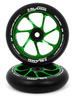 Slamm Team Scooter Roată negru-verde 110 mm (1 buc).)