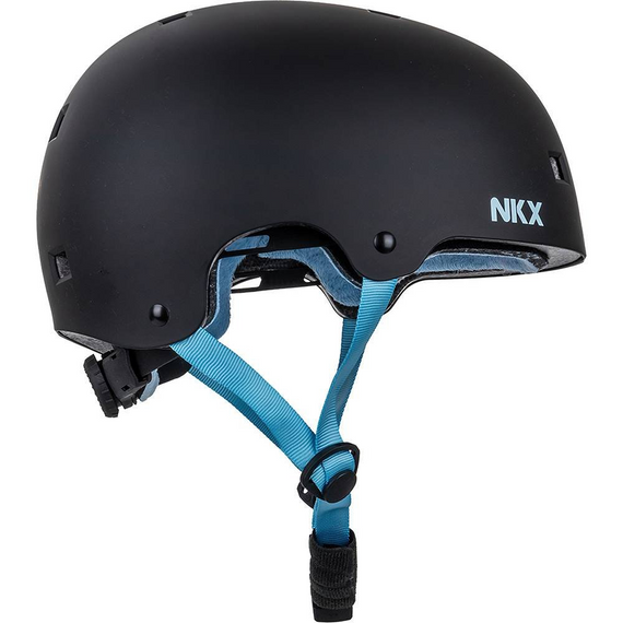 NKX Brain Saver Cască de skateboard negru și albastru