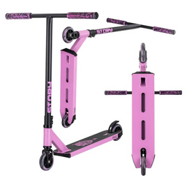 Story Diablo Scooter de înaltă performanță negru și roz. 78 cm