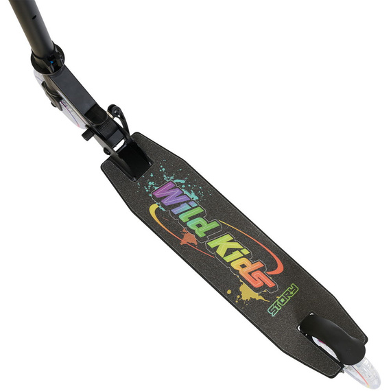 Story Wild Kids Urban Transport Scooter negru LED wys. 73-85 cm