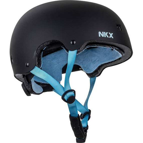 NKX Brain Saver Cască de skateboard negru/albastru M