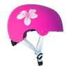 NKX Brain Saver Flower roz și alb Cască de skateboard